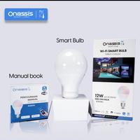 Gambar Onassis Smart Bulb 12W / Lampu wifi voice command dari Onassis Smart Living Medan undefined 2 Tokopedia
