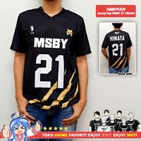 Gambar Kostum Anime Cosplay Haikyuu Kaos Atasan Jersey MSBY Black Jackals - 21 Hinata, S dari Toko Anime MyHobbyTown undefined 3 Tokopedia