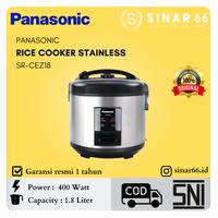 Gambar PANASONIC RICE COOKER MAGIC COM 1.8 L STAINLESS SR-CEZ18 SR-CEZ 18 - Deep Red dari sinar66.id undefined 1 Tokopedia
