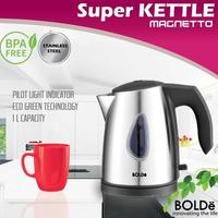Gambar SUPER KETTLE MAGNETTO 1L BOLDE / KETTLE BOLDE / TEKO LISTRIK BOLDE dari TOENG MARKET TIDAR undefined 3 Tokopedia