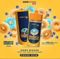 Gambar FREAK’N DONUTS GRANDE EDITION LIQUID FREAKIN DONUT BLUEBERRY 100ML - 3MG dari vapegroove undefined 2 Tokopedia