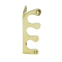 Gambar 75mm Plat Pojok Peti Pintu Kuningan / Corner Plate - DCR1040A / Fern dari Heritage Brass undefined 4 Tokopedia