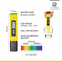 Gambar PH METER / PH DIGITAL / TESTER PH / ALAT PENGUKUR KEASAMAN CAIRAN AIR - pH Meter dari RR Kitchenware undefined 1 Tokopedia