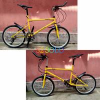 Gambar Sepeda Minivelo custom vintage 9 speed speeedometer Heart Rate - SEPEDA SAJA dari S2 SOLO undefined 1 Tokopedia