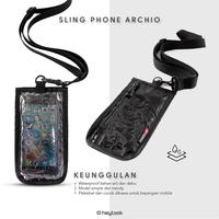 Gambar Tas Kalung Hp Selempang Gantung Leher Hanging Wallet Tempat Kartu ATM - ICHIRO dari GUDANG JAKET TAS undefined 2 Tokopedia