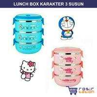 Gambar Rantang Karakter 3 Susun Motif Lunch Box Tempat Nasi Sayur Unik Lucu - CarMerahPutih dari grosirstation undefined 1 Tokopedia