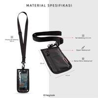 Gambar Tas Kalung Hp Selempang Gantung Leher Hanging Wallet Tempat Kartu ATM - ICHIRO dari GUDANG JAKET TAS undefined 4 Tokopedia