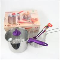 Gambar Panci Penggorengan I Supra Deep Fryer Stainles Steel - Tebal - Ungu dari TOKO ERWIN TANJUNG 2 undefined 4 Tokopedia