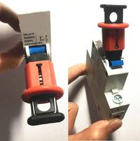 Gambar MCB lockout push button lock dogs, MCB lock ,toggle lock safety MCB dari Maestro Electric undefined 1 Tokopedia