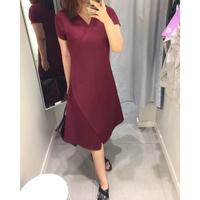 Gambar Hummock X Exist Dress Wanita Wrap Skater -Exc-004-06- dari Hummock Official Shop undefined 3 Tokopedia