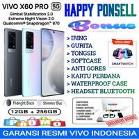 Gambar VIVO X60 PRO RAM 12/256 GB GARANSI RESMI VIVO INDONESIA - hitam no bonus, X60 PRO 12/256 dari happy ponsell undefined 1 Tokopedia