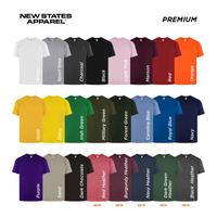 Gambar Kaos NSA Premium 24s Lengan Pendek Polos / New States Apparel - 2XL, White dari Cititex Solo undefined 3 Tokopedia