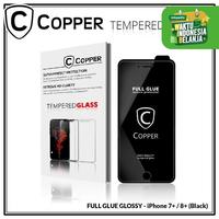 Gambar Iphone 7 plus / 8 plus -COPPER Tempered Glass Full Glue PREMIUM Glossy - Putih dari Copper.Medan undefined 1 Tokopedia