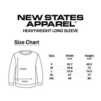 Gambar Kaos NSA Heavyweight Long 20s Lengan Panjang Polos New States Apparel - 2XL, Black dari Cititex Solo undefined 2 Tokopedia