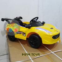 Gambar Mobil Aki Anak Mainan Model Sedan Ferrari Eco MPMToys - Putih dari MPM.TOYS undefined 2 Tokopedia