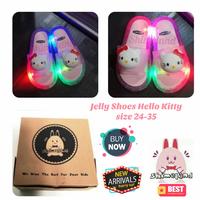 Gambar Jelly Shoes Sendal Led Hello Kitty Waterproof Sandal Anak Perempuan - Duck, 28/29 dari SHIMELAND undefined 2 Tokopedia