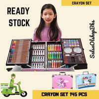 Gambar CRAYON SET 145 PCS MODEL KOPER JINJING | SET LUKIS ANAK 145 PCS IMPORT - PELUKIS PINK dari SalsaOlshopBekasi undefined 1 Tokopedia