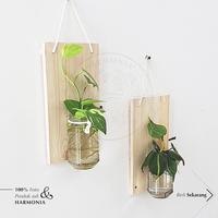 Gambar Harmonia DIY Dekorasi Dinding Kayu Tempel - Natural dari harmonia indonesia undefined 1 Tokopedia