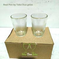 Gambar gelas kopi beling kaca bening polos hs 9 isi 6 pcs setengah 1/2 lusin dari Dua Gelas Pamulang undefined 1 Tokopedia