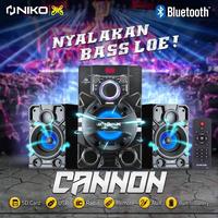 Gambar Niko Slank Cannon Speaker Aktif 2.1 - Multimedia Bluetooth Speaker - Biru dari SuperstoreComputindo undefined 5 Tokopedia