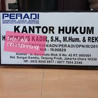 Gambar plang pesanan Bapak Bos Alfiansyah dari notarisppat undefined 2 Tokopedia
