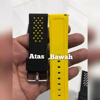 Gambar TALI JAM TANGAN RUBBER SILIKON QUICK RELEASE BUAT AC & EXPIDITION DLL - Orange, 24mm dari sumber aksesoris jam 86 undefined 4 Tokopedia