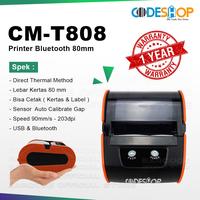 Gambar Codeshop CM-T808 Mobile Printer Thermal Bluetooth 80mm Paper Sticker - CM-T808 dari Barcode Store Solutions undefined 3 Tokopedia
