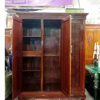 Gambar LEMARI KAYU JATI 3 PINTU FULL UKIRAN, 2 AMBALAN 1 GANTUNGAN dari FICIWAYAJA SHOP undefined 5 Tokopedia