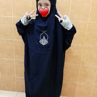 Gambar mukena kids/mukena anak/mukena comel/rukuh anak/mukena manset/basmah - Merah, L dari rahmamuqoffa undefined 2 Tokopedia