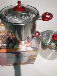 Gambar Supra Stainless Stock Pot 12Qt / 11,3 Liter Panci Stainless dari TOKO ERWIN TANJUNG 2 undefined 5 Tokopedia