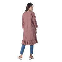 Gambar Baju Atasan Wanita Terbaru Tunik Muslim Cocok Buat Lebaran - M, Coklat Pink dari apasajaid undefined 2 Tokopedia