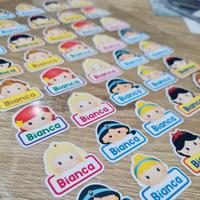 Gambar Sticker Label Nama Anak Tsum Tsum Princess Custom - Non Waterproof dari KR World Official undefined 3 Tokopedia