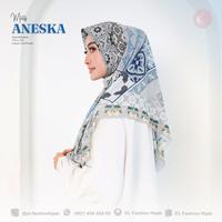 Gambar El hijab Voal Ultrafine Hijab segi 4 Aneska Printed Premium dari Skunder.id undefined 4 Tokopedia