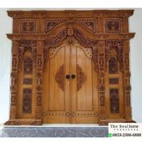 Gambar GEBYOK UKIR KAYU JATI PINTU RUMAH dari Cv.Luqman Jaya Furniture undefined 1 Tokopedia