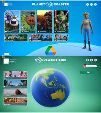 Gambar PC Games 2 in 1 Planet Zoo v Planet Coaster Complete Edition dari Honky Tonk undefined 1 Tokopedia