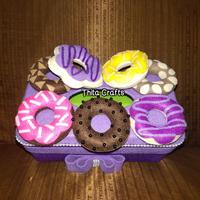 Gambar Kotak Tempat Tisu Unik Box Tissue Bentuk Kue Roti DONAT DONUTS UNGU - Sesuai Foto dari Thita Shop undefined 3 Tokopedia