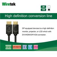 Gambar DisplayPort to DisplayPort 1.2 144Hz Cable 10 meter WIRETEK dari Tokomipo1 undefined 2 Tokopedia