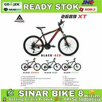 Gambar Sepeda Gunung 24 Inch AVIATOR 2689 XT 3 x 8 Speed Disc Brake - Black Orange dari Toko Sepeda Sinar Bike 8 undefined 5 Tokopedia