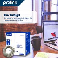 Gambar PROLiNK Kabel Network Gigabit Ethernet Internet Cooper Cable CAT6 UTP dari Prolink undefined 5 Tokopedia
