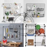 Gambar PANEL GRID / GRID WALL / WIREMESH - Putih, 30cm x 50cm dari Geometric Shelf Innovation undefined 1 Tokopedia