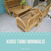 Gambar Kursi Kayu Minimalis Ruang Tamu Jati dari Mirna Living undefined 5 Tokopedia