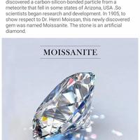Gambar Batu Berlian Diamond Moissanite Original Sertifikat GRA - 3 crt dari ANNABELLE undefined 3 Tokopedia
