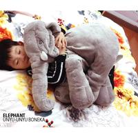Gambar Boneka Guling Gajah 50Cm elephant kado souvenir safari bantal bayi dari unyu-unyu boneka undefined 5 Tokopedia