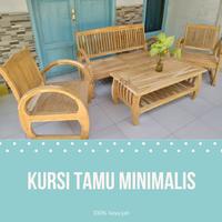 Gambar Kursi Kayu Minimalis Ruang Tamu Jati dari Mirna Living undefined 3 Tokopedia