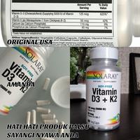 Gambar Solaray Vitamin D3 + K2 , Vitamin D3 5000 IU + K2 isi 60 VegCaps - 60 caps dari Amanda Beauty Care shop 888 undefined 5 Tokopedia