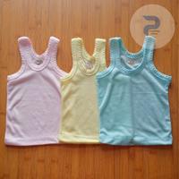 Gambar Kaos Dalam Bayi Anak Singlet Bayi Polos Warna Katun Lembut Warna Adem - Kuning, S dari PangPangGalery undefined 1 Tokopedia