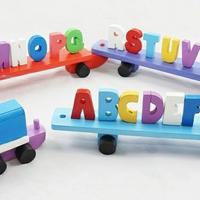 Gambar Mainan Edukasi Anak Kayu Kereta Huruf Warna Warni Menyenangkan dari MAINAN ALFAQIH undefined 3 Tokopedia