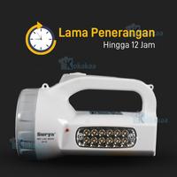 Gambar Surya Lampu Emergency SHT L163 1W + 12SMD Rechargeable Tahan 12 Jam dari Kokakaa undefined 5 Tokopedia