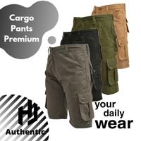 Gambar Celana Pendek Cargo Outdoor Kanvas Hitam Pria Short Pants Tactical PDL - Hitam, S dari hedent store undefined 1 Tokopedia