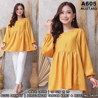 Gambar ATASAN WANITA JUMBO BLOUSE CREPE BIG SIZE XXXL KEKINIAN LD 120 MURAH dari Belle Butik undefined 2 Tokopedia